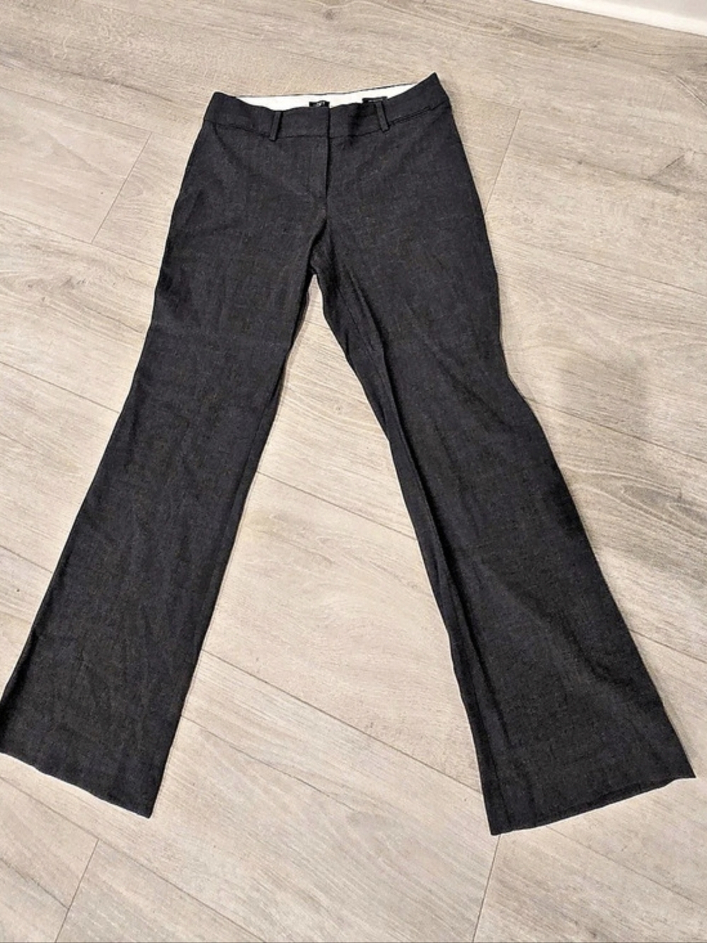 LOFT Julie Trouser Pants in Black Size 10 Like New